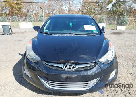 2013 Hyundai Elantra Gls из США, поврежденный, VIN 5NPDH4AEXDH396183